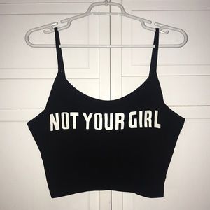 Cropped tank top